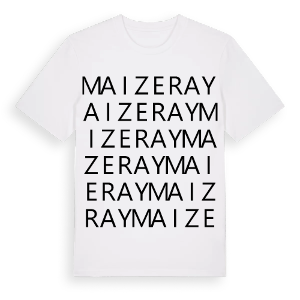 Maizeray ordlek t-shirt – ekologisk bomull t-shirt från Pinshirt