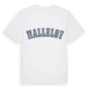 Malleloy college t-shirt – ekologisk bomull t-shirt från Pinshirt