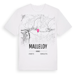 Malleloy karta t-shirt – ekologisk bomull t-shirt från Pinshirt