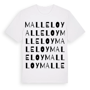Malleloy ordlek t-shirt – ekologisk bomull t-shirt från Pinshirt