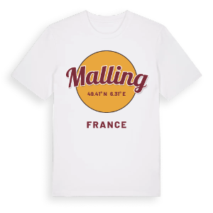 Malling cirkel t-shirt – ekologisk bomull t-shirt från Pinshirt