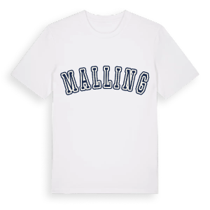 Malling college t-shirt – ekologisk bomull t-shirt från Pinshirt