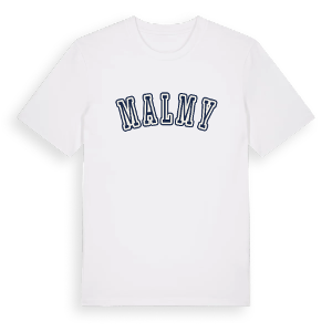 Malmy college t-shirt – ekologisk bomull t-shirt från Pinshirt