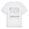 Manderen-Ritzing karta t-shirt