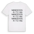 Manderen-Ritzing ordlek t-shirt