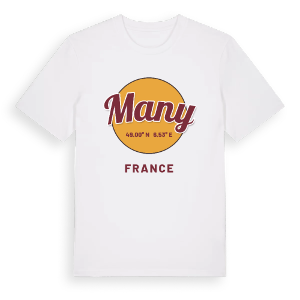Many cirkel t-shirt – ekologisk bomull t-shirt från Pinshirt