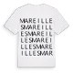 Mareilles ordlek t-shirt