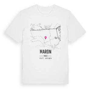Maron karta t-shirt – ekologisk bomull t-shirt från Pinshirt