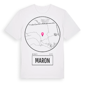 Maron t-shirt – ekologisk bomull t-shirt från Pinshirt