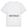 Jag älskar Mathaux t-shirt stort tryck