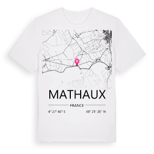Mathaux karta t-shirt – ekologisk bomull t-shirt från Pinshirt