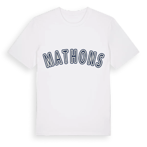 Mathons college t-shirt – ekologisk bomull t-shirt från Pinshirt