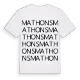 Mathons ordlek t-shirt