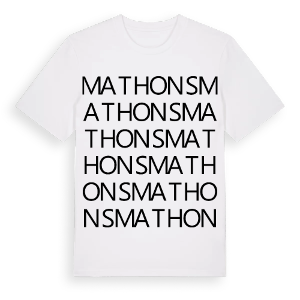 Mathons ordlek t-shirt – ekologisk bomull t-shirt från Pinshirt