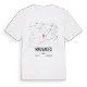 Mauvages karta t-shirt