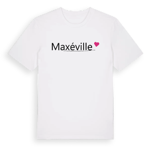 Maxéville hjärta t-shirt – ekologisk bomull t-shirt från Pinshirt