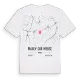 Maxey-sur-Meuse karta t-shirt