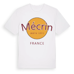 Mécrin cirkel t-shirt – ekologisk bomull t-shirt från Pinshirt