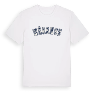 Mégange college t-shirt – ekologisk bomull t-shirt från Pinshirt