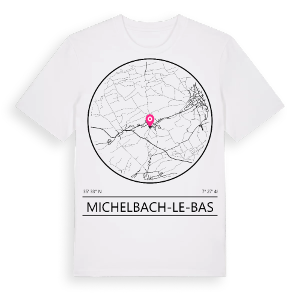 Michelbach-le-Bas t-shirt – ekologisk bomull t-shirt från Pinshirt