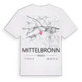 Mittelbronn karta t-shirt