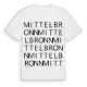 Mittelbronn ordlek t-shirt
