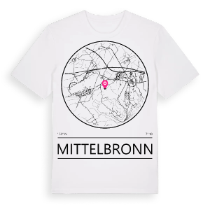 Mittelbronn t-shirt – ekologisk bomull t-shirt från Pinshirt