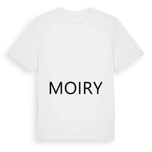 Jag älskar Moiry t-shirt stort tryck – ekologisk bomull t-shirt från Pinshirt