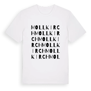 Mollkirch ordlek t-shirt – ekologisk bomull t-shirt från Pinshirt