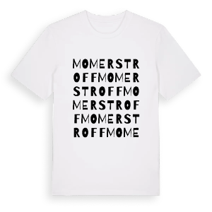 Momerstroff ordlek t-shirt – ekologisk bomull t-shirt från Pinshirt