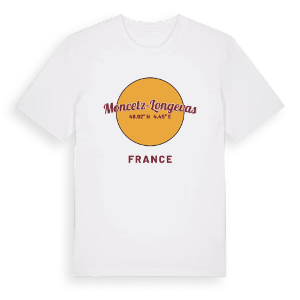 Moncetz-Longevas cirkel t-shirt – ekologisk bomull t-shirt från Pinshirt