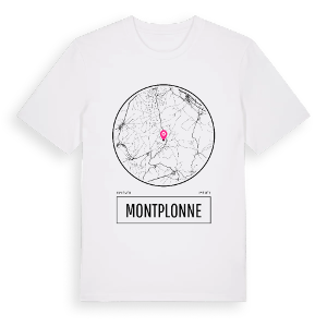 Montplonne t-shirt – ekologisk bomull t-shirt från Pinshirt
