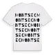 Montsec ordlek t-shirt