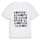 Montzéville ordlek t-shirt