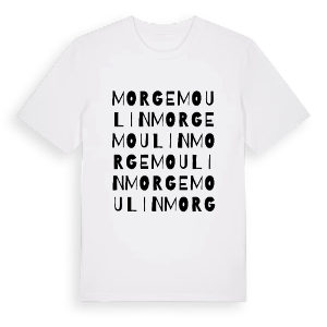 Morgemoulin ordlek t-shirt – ekologisk bomull t-shirt från Pinshirt