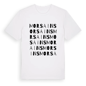 Morsains ordlek t-shirt – ekologisk bomull t-shirt från Pinshirt