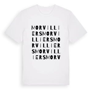Morvilliers ordlek t-shirt – ekologisk bomull t-shirt från Pinshirt