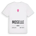 Moselle karta t-shirt