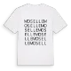 Moselle ordlek t-shirt