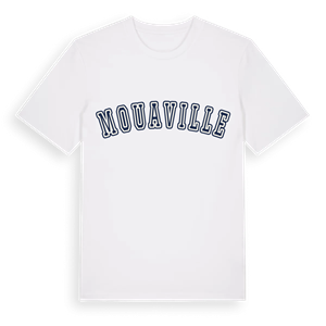 Mouaville college t-shirt – ekologisk bomull t-shirt från Pinshirt