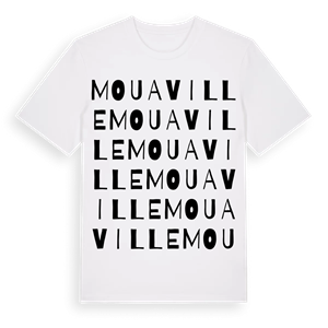 Mouaville ordlek t-shirt – ekologisk bomull t-shirt från Pinshirt