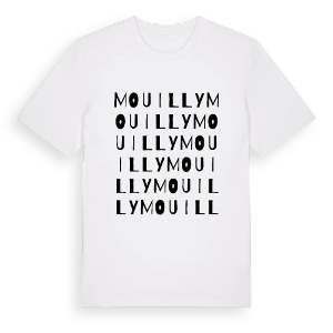 Mouilly ordlek t-shirt – ekologisk bomull t-shirt från Pinshirt