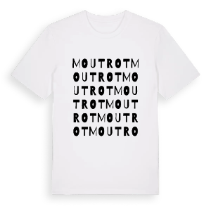 Moutrot ordlek t-shirt – ekologisk bomull t-shirt från Pinshirt