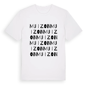 Muizon ordlek t-shirt – ekologisk bomull t-shirt från Pinshirt