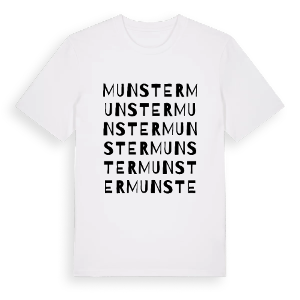 Munster ordlek t-shirt – ekologisk bomull t-shirt från Pinshirt