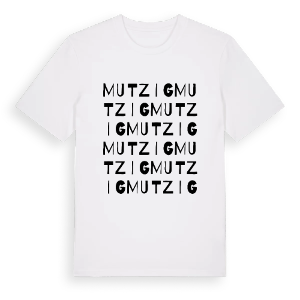 Mutzig ordlek t-shirt – ekologisk bomull t-shirt från Pinshirt