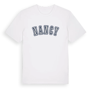 Nancy college t-shirt – ekologisk bomull t-shirt från Pinshirt