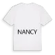 Jag älskar Nancy t-shirt stort tryck