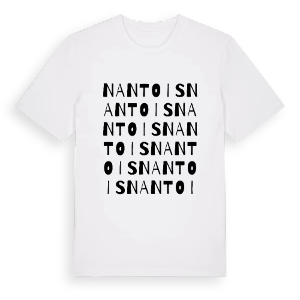 Nantois ordlek t-shirt – ekologisk bomull t-shirt från Pinshirt