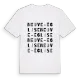 Neuve-Église ordlek t-shirt